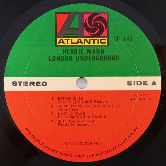 Herbie Mann *London Underground* 1974 Stereo 12" LP Vinyl Record MO SD 1648 EX - Picture 9 of 16